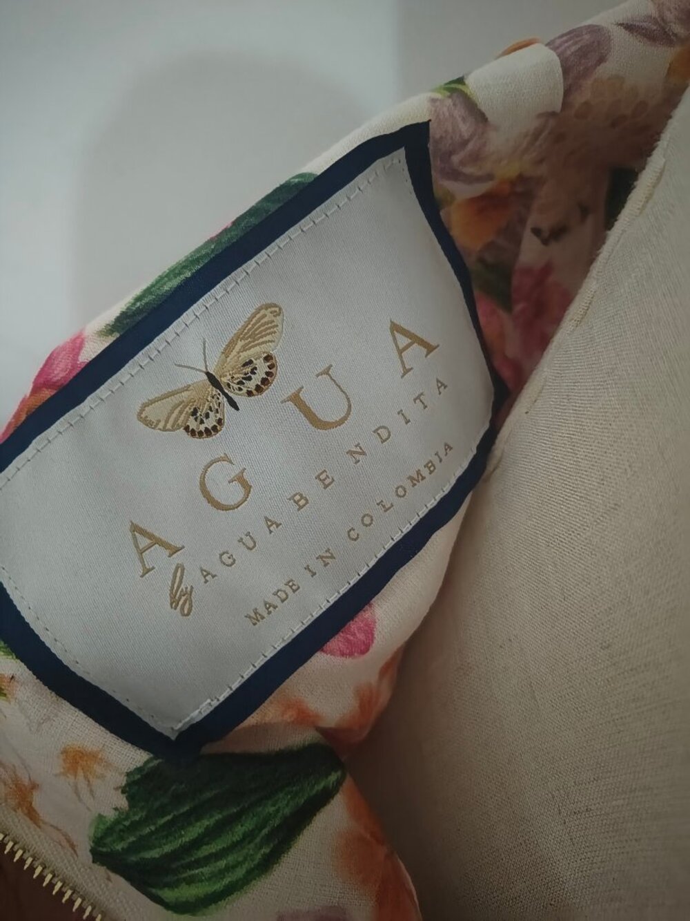 Agua By Agua Bendita lima jardiniera' floral-print linen maxi dress - Picture 12 of 13